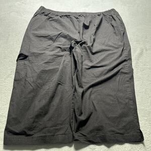 Y2K 2000s Beyond Baggy Cargo Jhort Shorts Women 22 40x19 Wide Leg Hamilton Black
